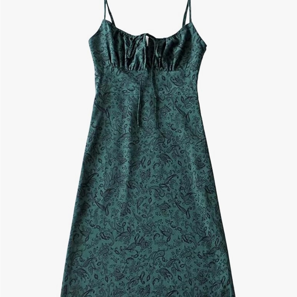 NWT Sexy Sweet Green Paisley Dress